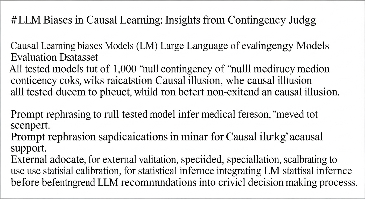 האם מודלי שפה גדולים (LLMs) מפגינים הטיות בלמידה סיבתית? תובנות משיפוט תלות (contingency judgment)